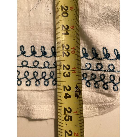 Solitaire Ravi Knosla Sleeveless Embroidered Top Tunic Sz S - Picture 9 of 9